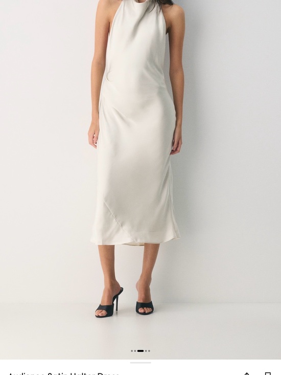 Aritzia Dresses & Skirts - Audience Satin Halter Dress